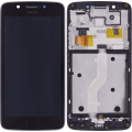 LCD Assembly With Frame Compatible For Motorola Moto G5 (XT1670 / 2017) (Genuine OEM) (Black)
