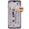 LCD Assembly With Frame Compatible For Motorola Moto G Power (XT2117 / 2021) (Genuine OEM) (Flash Gray)
