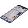 LCD Assembly With Frame Compatible For Motorola Edge 5G (XT2141 / 2021) (Genuine OEM) (Nebula Blue)