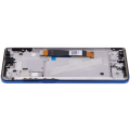 LCD Assembly With Frame Compatible For Motorola Edge 5G (XT2141 / 2021) (Genuine OEM) (Nebula Blue)
