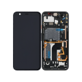 OLED Assembly With Frame Compatible For Google Pixel 4 (Genuine OEM) (Orange Power Button)