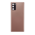 Back Cover Glass With Camera Lens Compatible For Samsung Galaxy Note 20 5G (No Logo) (Aftermarket Plus) (Mystic Bronze)