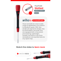 PicoFinish Slotted Screwdriver 1.8mm X 40mm (26055) (Wiha)