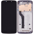 LCD Assembly With Frame Compatible For Motorola Moto E5 Plus (XT1924 / 2018) / E5 Supra (XT1924 / 2018) (159MM) (US Version) (Genuine OEM) (Gray)