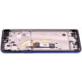 LCD Assembly With Frame Compatible For Motorola Moto G 5G Plus (XT2075 / 2020) / One 5G (XT2075 / 2020) (Genuine OEM) (Surfing Blue)