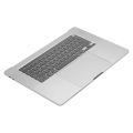 Top Case Assembly With Battery And Keyboard Compatible For MacBook Pro 16" (A2141 / Mid 2019) (US English) (Used OEM Pull: Grade B/C) (Silver)