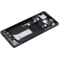 OLED Assembly With Frame Compatible For Motorola Moto Edge 2023 (XT2305) (Refurbished) (Eclipse Black)