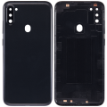 Back Cover With Camera Lens Compatible For Samsung Galaxy A11 (A115 / 2020) (International Version) (Aftermarket Plus) (Black)