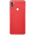 Back Cover With Camera Lens Compatible For Samsung Galaxy A11 (A115 / 2020) (International Version) (Aftermarket Plus) (Red)