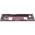 Mid-Frame Housing Compatible For Samsung Galaxy S22 Ultra 5G (US & International Version) (Burgundy)