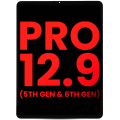 LCD Assembly With Digitizer Compatible For IPad Pro 12.9" 5th Gen (2021) / Pro 12.9" 6th Gen (2022) (Aftermarket Plus) (All Colors)