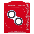 Casper Camera Lens Protector Compatible For iPhone 14 / 14 Plus (Blue) (Clear)
