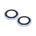 Casper Camera Lens Protector Compatible For iPhone 14 / 14 Plus (Blue) (Clear)