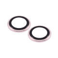 Casper Camera Lens Protector Compatible For iPhone 13 / 13 Mini (Pink) (Clear)