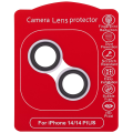 Casper Camera Lens Protector Compatible For iPhone 14 / 14 Plus (Purple) (Clear)