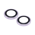 Casper Camera Lens Protector Compatible For iPhone 14 / 14 Plus (Purple) (Clear)