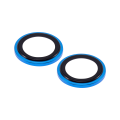 Casper Camera Lens Protector Compatible For iPhone 13 / 13 Mini (Blue) (Clear)