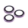 Casper Camera Lens Protector Compatible For iPhone 14 Pro / 14 Pro Max (Purple) (Clear)