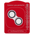 Casper Camera Lens Protector Compatible For iPhone 15 / 15 Plus (Pink) (Clear)