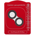 Casper Camera Lens Protector Compatible For iPhone 15 / 15 Plus (Black) (Clear)