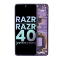 Main OLED Assembly Compatible For Motorola Razr / Razr 40 (XT2323 / 2023) (Genuine OEM) (Grape Compote) 