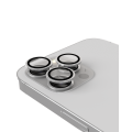Casper Camera Lens Protector Compatible For iPhone 15 Pro / 15 Pro Max (Silver) (Clear)