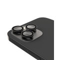 Casper Camera Lens Protector Compatible For iPhone 15 Pro / 15 Pro Max (Black) (Clear)