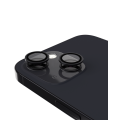 Casper Camera Lens Protector Compatible For iPhone 14 / 14 Plus (Black) (Clear)