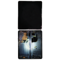 Inner OLED Assembly With Frame Compatible For Samsung Galaxy Z Fold 5 5G (US & International) (Service Pack) (Icy Blue)