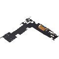 Charging Port Flex Cable Compatible For iPhone 13 (Used OEM Pull) (Blue)