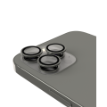 Casper Camera Lens Protector Compatible For iPhone 15 Pro / 15 Pro Max (Gray) (Clear)