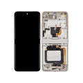 OLED Assembly With Frame Compatible For Motorola Moto Razr / Razr 40 (XT2323-3 / 2023) (Refurbished) (Vanilla Cream)