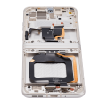 OLED Assembly With Frame Compatible For Motorola Moto Razr / Razr 40 (XT2323-3 / 2023) (Refurbished) (Vanilla Cream)