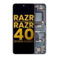 OLED Assembly With Frame Compatible For Motorola Moto Razr / Razr 40 (XT2323-3 / 2023) (Refurbished) (Sage Green)