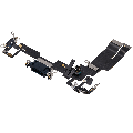 Charging Port Flex Cable Compatible For iPhone 14 (Used OEM Pull) (Midnight)