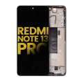 OLED Assembly With Frame Compatible For Xiaomi Redmi Note 13 Pro 5G (Refurbished) (Black)