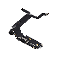 Charging Port Flex Cable Compatible For iPhone 14 Pro Max (Used OEM Pull) (Space Black)