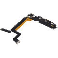 Charging Port Flex Cable Compatible For iPhone 14 Pro Max (Used OEM Pull) (Silver)
