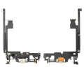 Charging Port Flex Cable Compatible For iPhone 12 Pro Max (Used OEM Pull) (Silver)