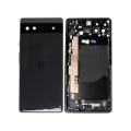 Back Housing for Google Pixel 6a (Used OEM Pull: Grade A) (Black)