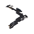 Charging Port Flex Cable Compatible For iPhone 14 Plus (Used OEM Pull) (Midnight)