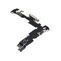 Charging Port Flex Cable Compatible For iPhone 14 Plus (Used OEM Pull) (Starlight)