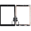 Digitizer Compatible For iPad Air 1 / iPad 5 (2017) (Home Button Pre-Installed Compatible For iPad Air 1) (Aftermarket Pro: XO7) (Black)