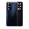 Back cover Glass With Camera Lens Compatible For Huawei P40 Pro (Black)