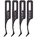 Scalpel blade - Underfill Black Glue (Wylie WL-365E Model-D) (4 Piece Set) 