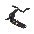 Charging Port Flex Cable Compatible For iPhone 14 Pro (Used OEM Pull) (Gold)