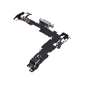Charging Port Flex Cable Compatible For iPhone 14 Plus (Used OEM Pull) (Purple)