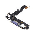 Charging Port Flex Cable Compatible For iPhone 12 / 12 Pro (Used OEM Pull) (Purple)