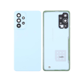 Back Cover Glass With Camera Lens Compatible For Samsung Galaxy A53 (Service Pack) (Blue)