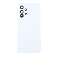 Back Cover Glass With Camera Lens Compatible For Samsung Galaxy A53 (Service Pack) (White)